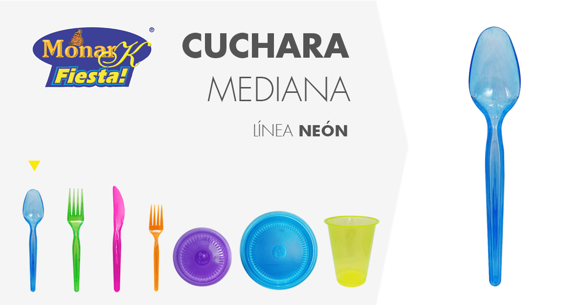 Cuchara Neón Mediana
