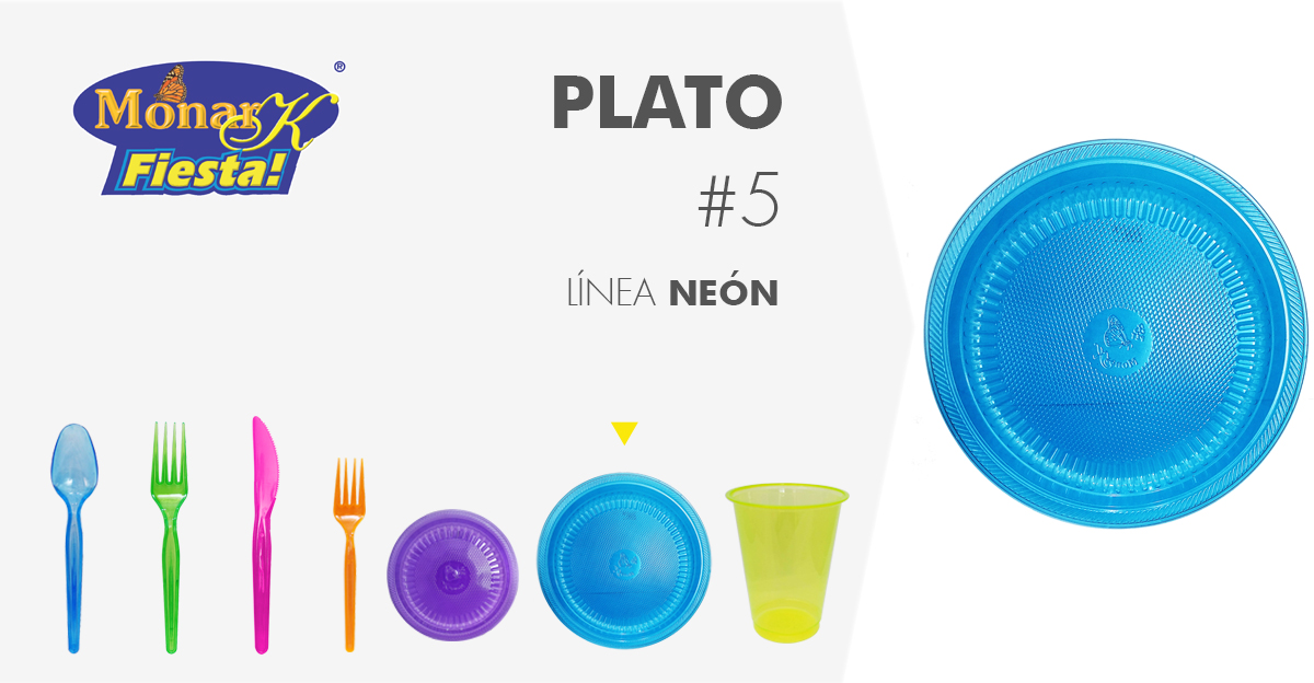 Plato Neón #5